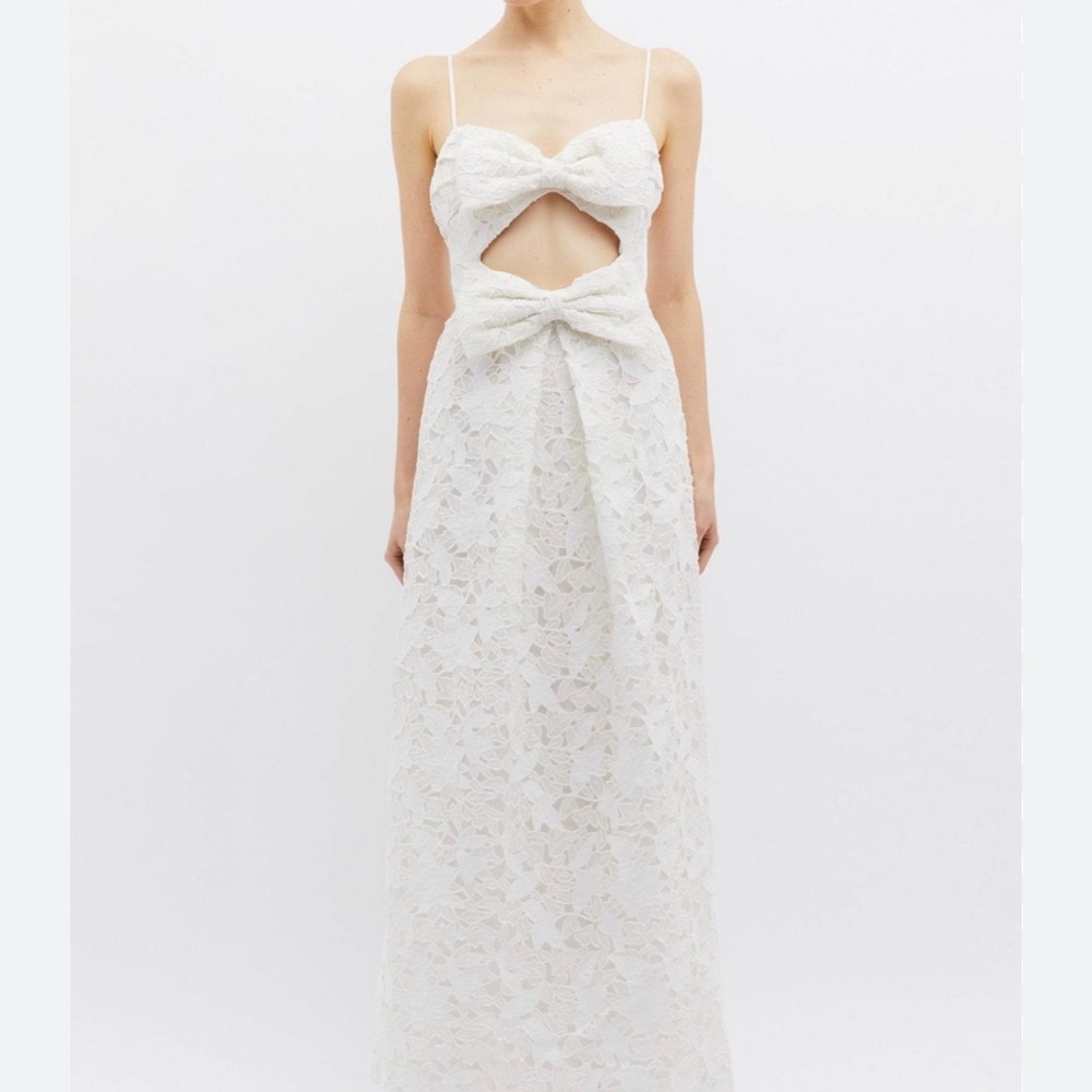 Nwot Zimmermann lace bow gown